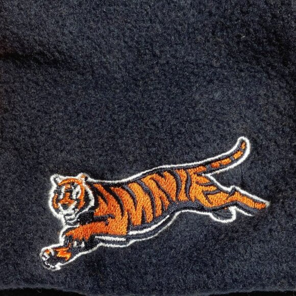 Cincinnati Bengals Vintage Late '90s NFL Black/Orange Cuffless NOS Fleece Tassel - Picture 2 of 6